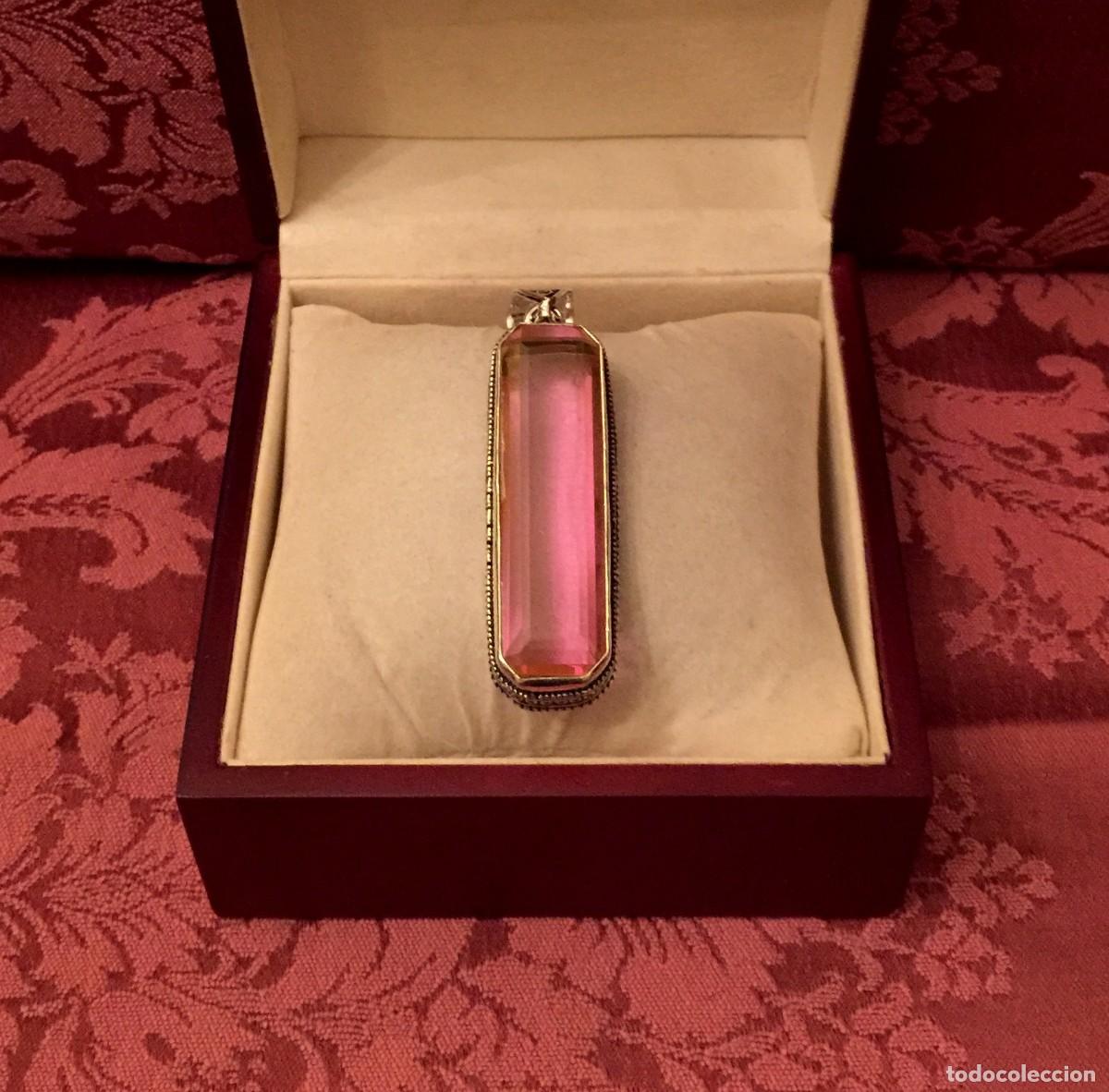 Joyeria: COLGANTE CON TOPACIO TALLADO - 23 GRAMOS. - Foto 3