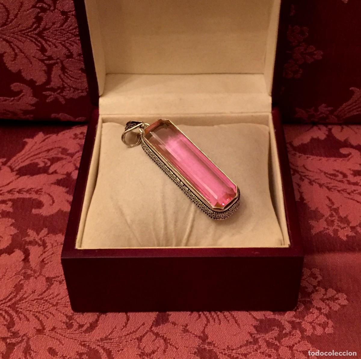 Joyeria: COLGANTE CON TOPACIO TALLADO - 23 GRAMOS. - Foto 5