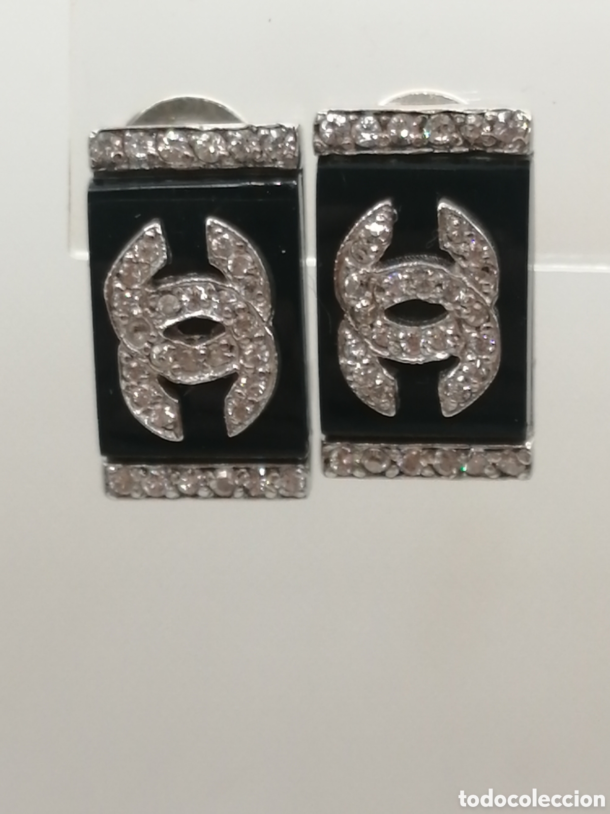 Joyeria: Pendientes plata de ley onix y cuarzo blanco - Foto 2