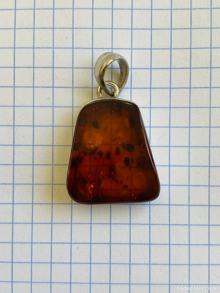 Joyeria: Colgante de plata 925 con &aacute;mbar - Foto 5