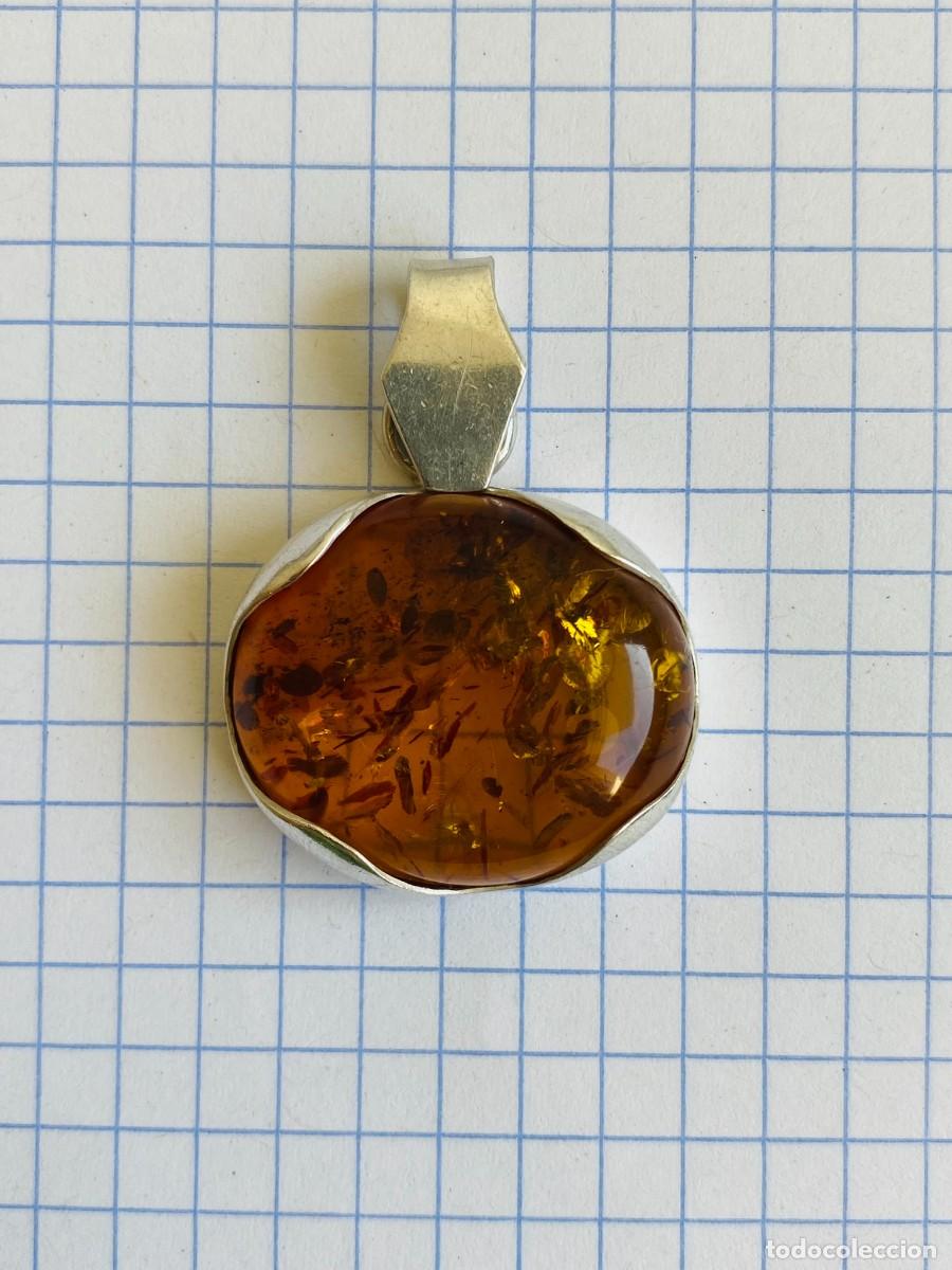 Joyeria: Colgante de plata 925 con &aacute;mbar - Foto 5