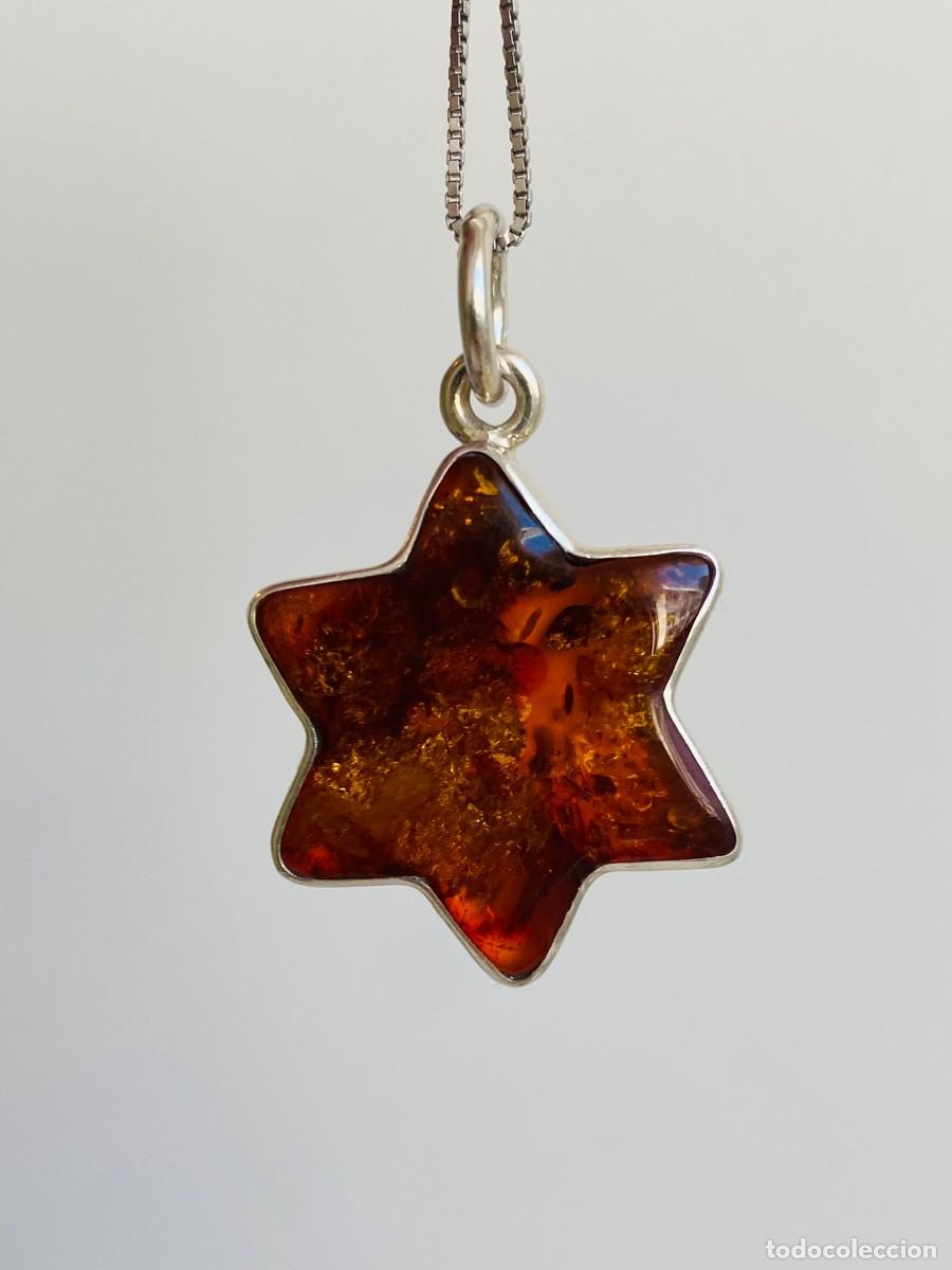 Joyeria: Colgante de plata 925 con &aacute;mbar - Foto 4