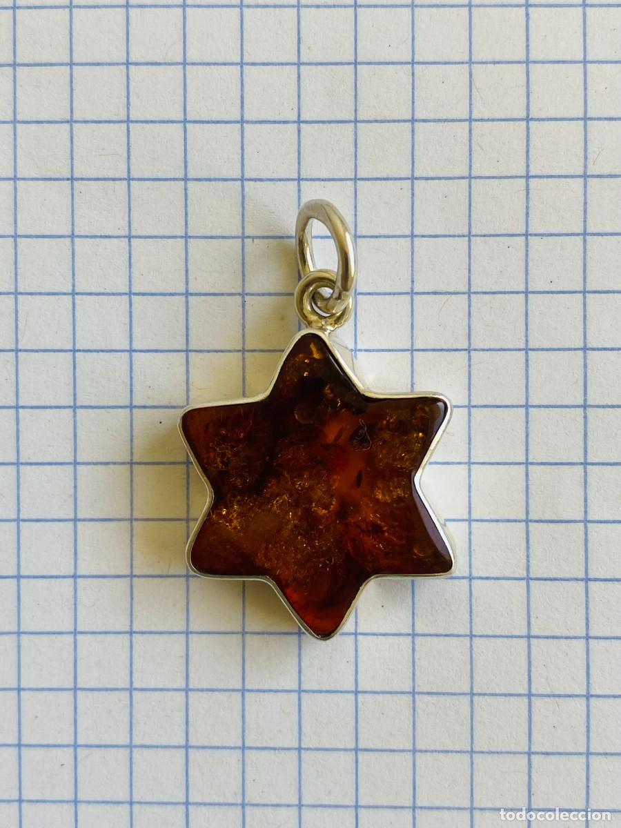 Joyeria: Colgante de plata 925 con &aacute;mbar - Foto 5