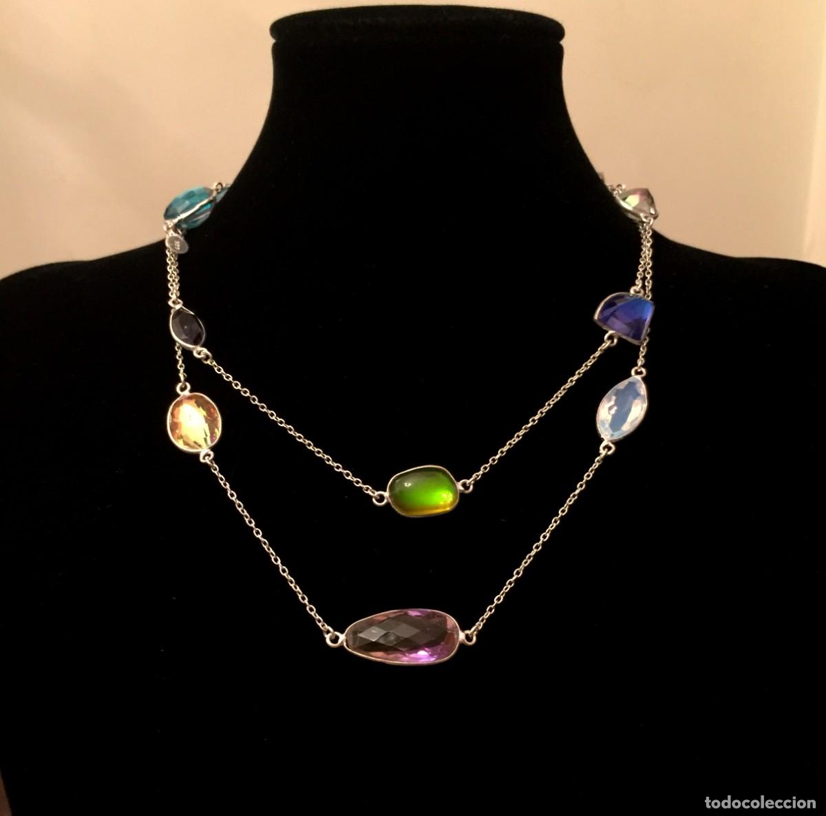 Joyeria: COLLAR CON MULTIGEMAS TALLADAS - 100 CM - Foto 4