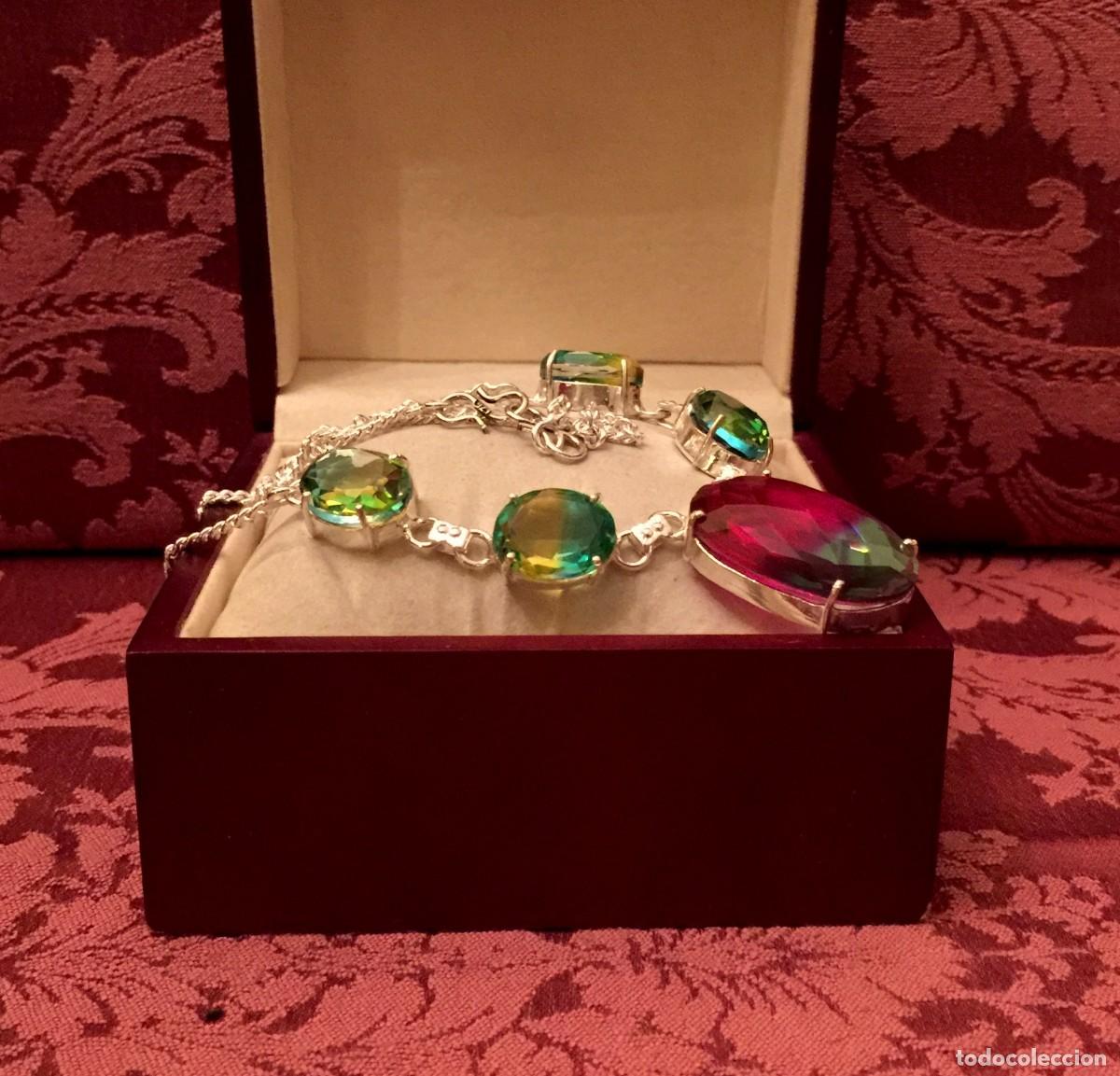 Joyeria: GARGANTILLA CON TURMALINAS TALLADAS - 32 GRAMOS. - Foto 3