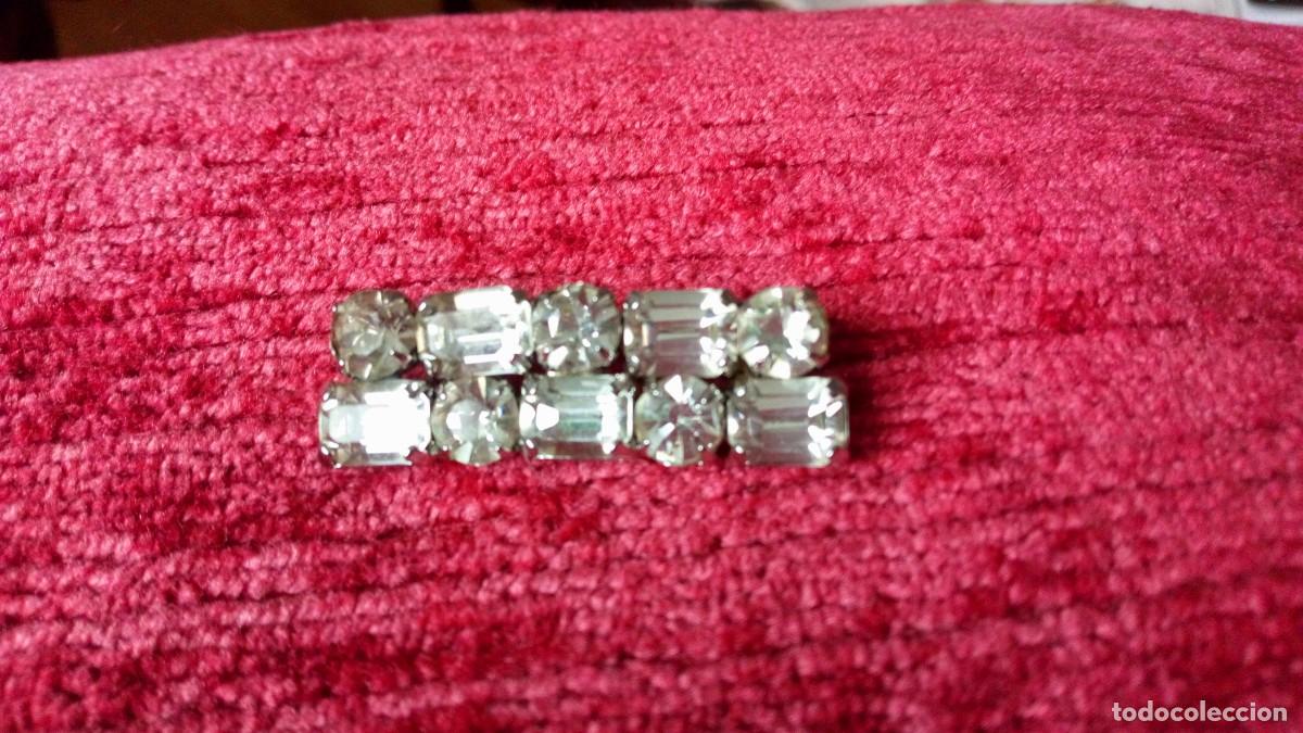 Joyeria: BROCHE DE PLATA Y CRISTALES - Foto 3