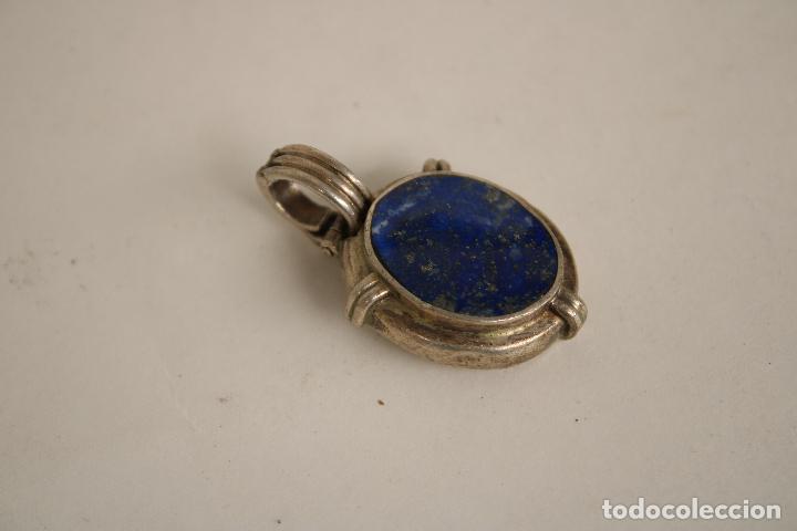 Joyeria: Colgante en plata con Lapisl&aacute;zuli - Foto 1