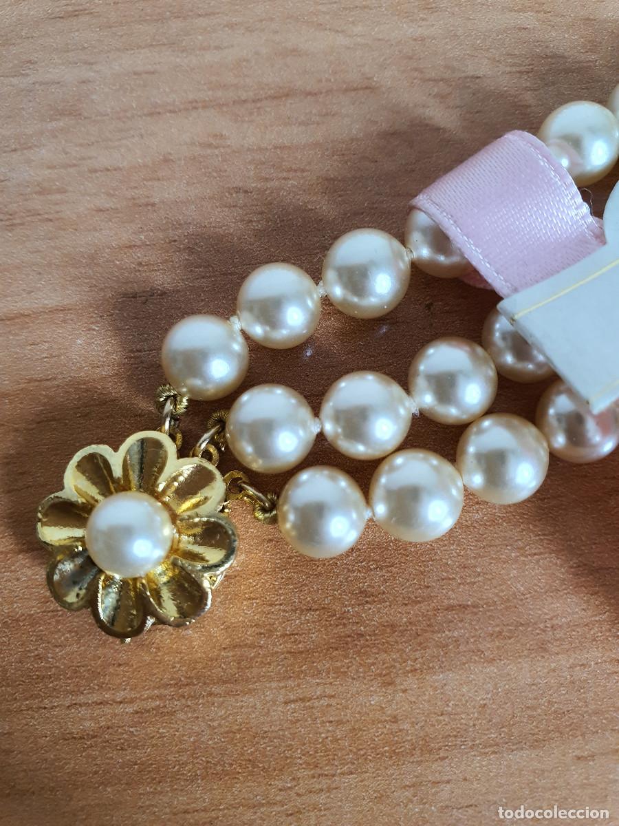 Joyeria: Pulsera de 3 vueltas. Perlas mallorca. Nueva - Foto 3