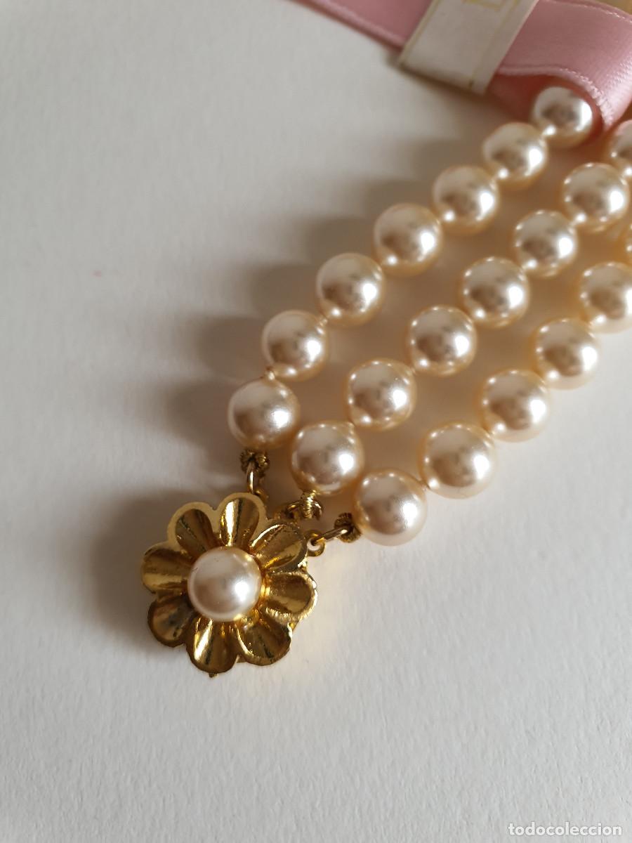 Joyeria: Pulsera de 3 vueltas. Perlas mallorca. Nueva - Foto 5