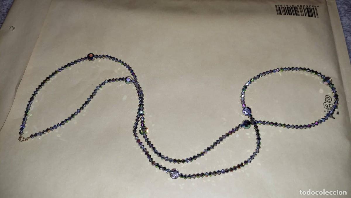 Joyeria: Collar de cristal de swarovski con cierre de oro - Foto 1