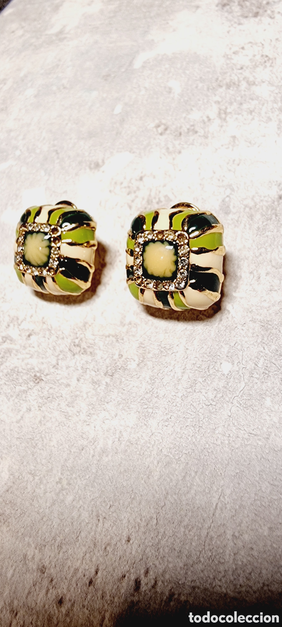 Joyeria: Aut&eacute;nticos Pendientes Vintage Par&iacute;s Chapados en Oro