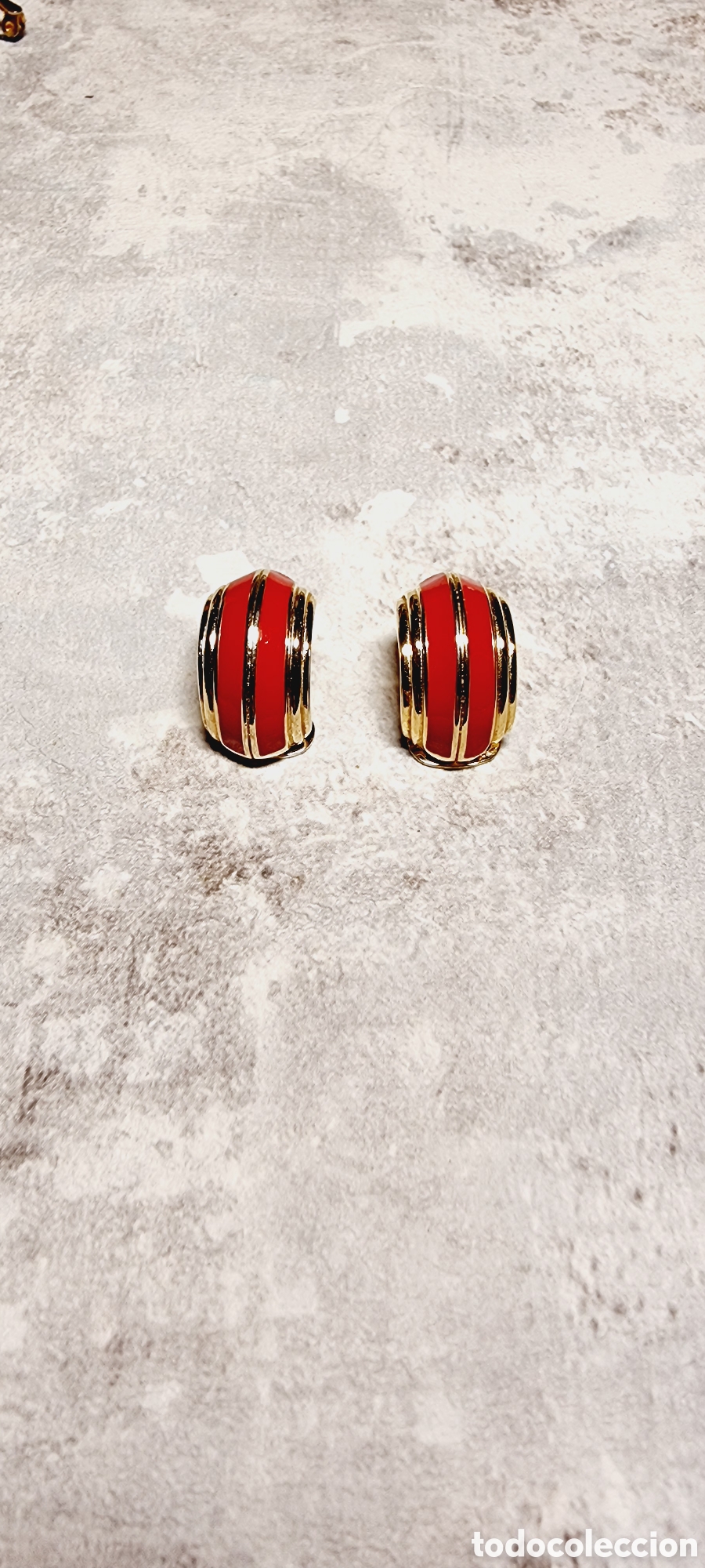 Gioielleria: Elegantes Pendientes Vintage franceses Chapados en Oro