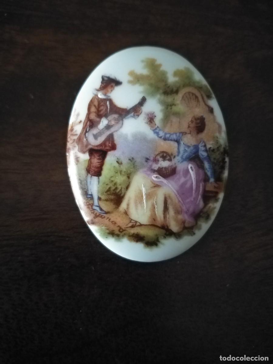 Joyeria: Broche en cer&aacute;mica. Francia. - Foto 1