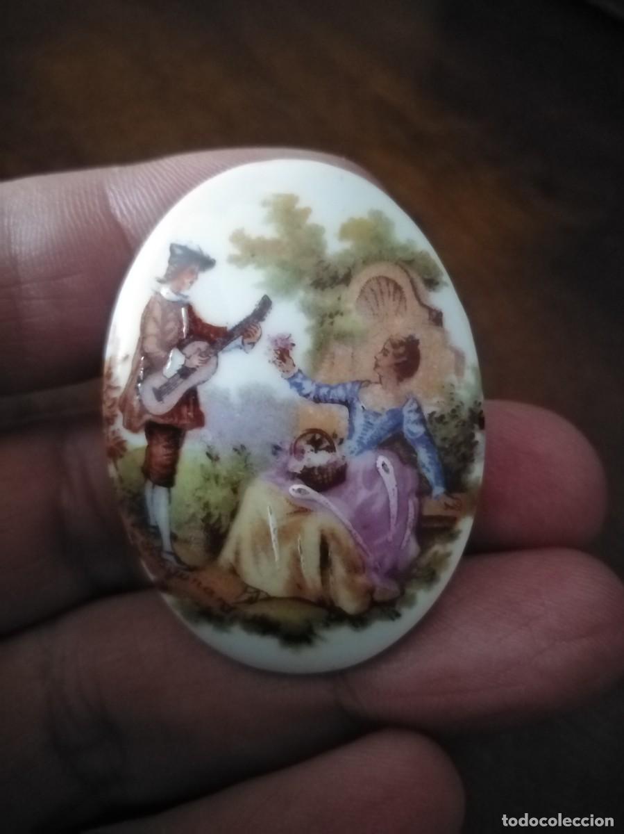 Joyeria: Broche en cer&aacute;mica. Francia. - Foto 2