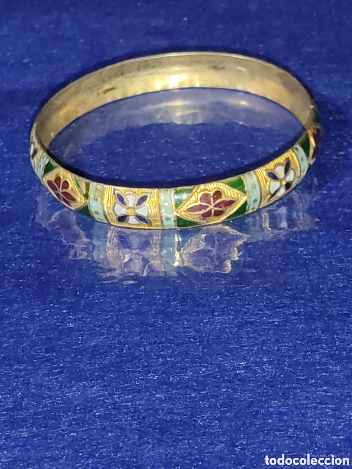 Joyeria: Pulsera esmaltada, Vintage. - Foto 2