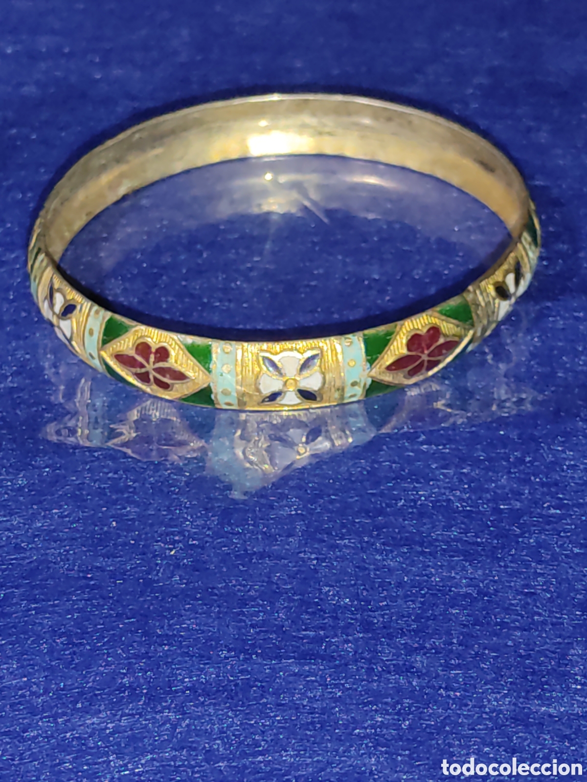 Joyeria: Pulsera esmaltada, Vintage. - Foto 3