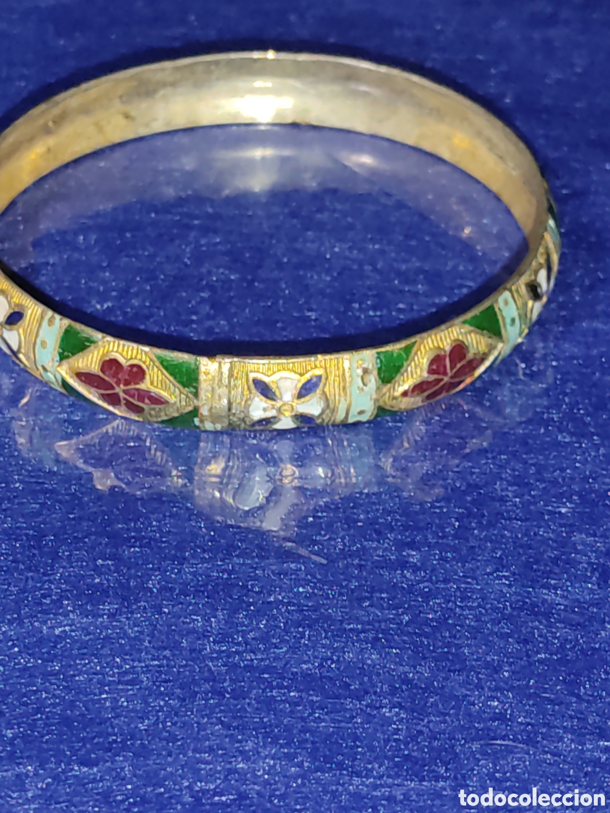 Joyeria: Pulsera esmaltada, Vintage. - Foto 4