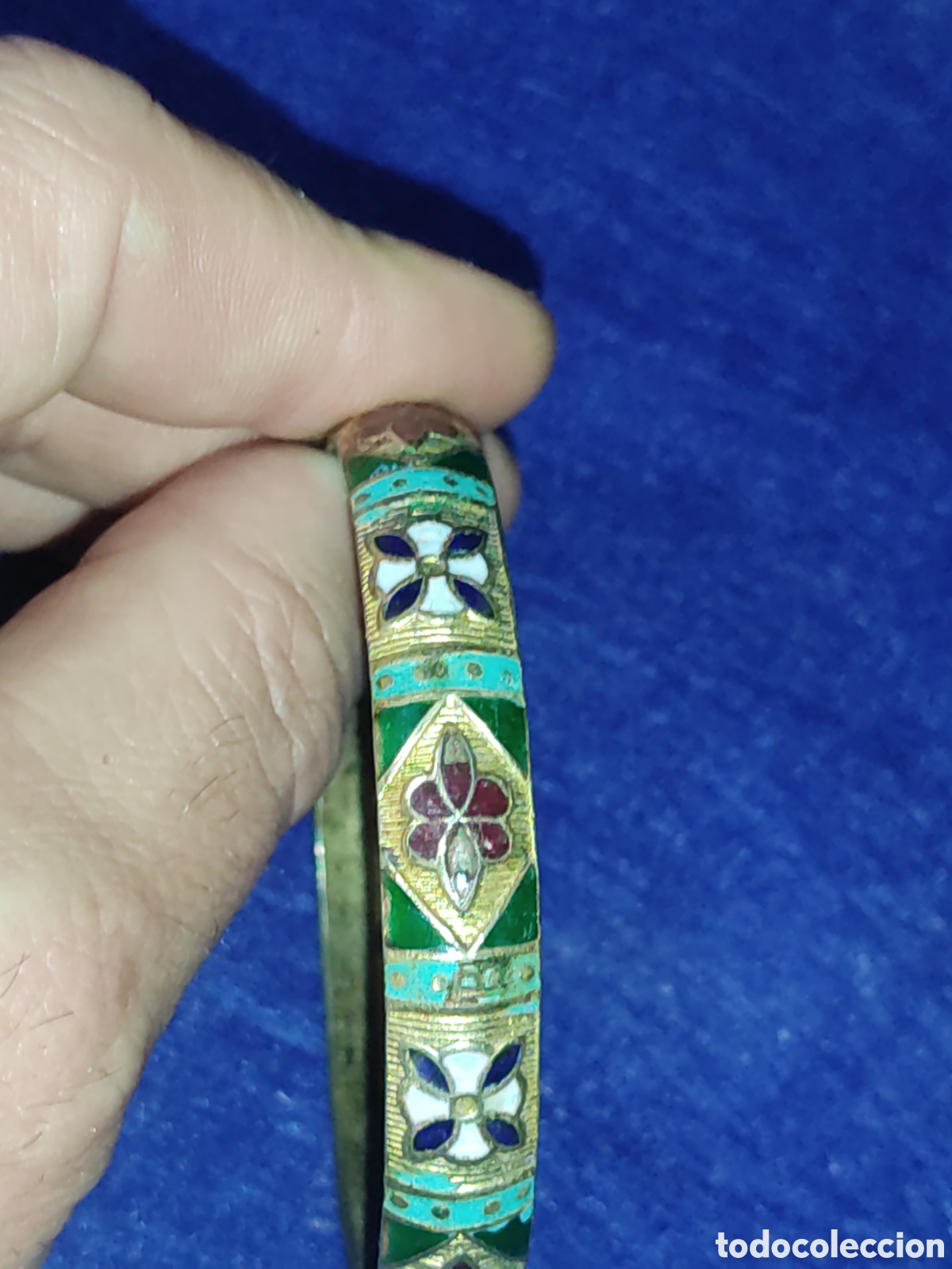 Joyeria: Pulsera esmaltada, Vintage. - Foto 5