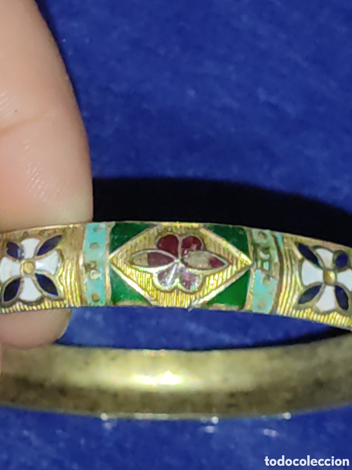Joyeria: Pulsera esmaltada, Vintage. - Foto 6