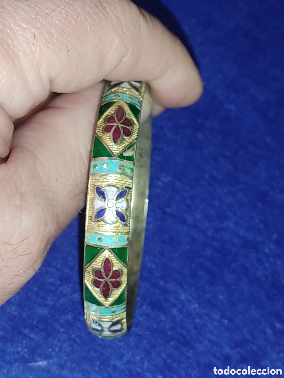 Joyeria: Pulsera esmaltada, Vintage. - Foto 7