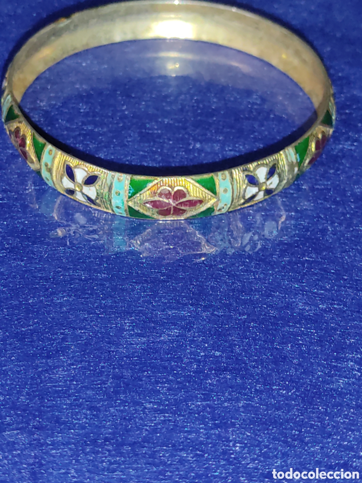 Joyeria: Pulsera esmaltada, Vintage. - Foto 8