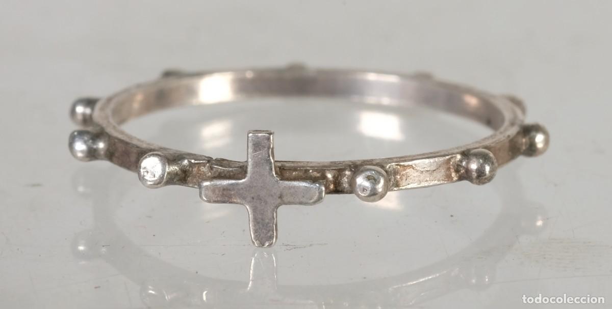Joyeria: Anillo en plata con cruz - Foto 1