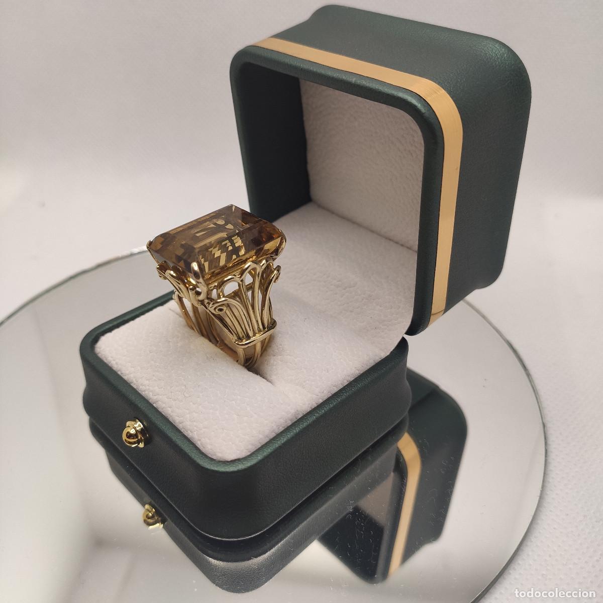 Joyeria: Topacio Sortija Oro de Ley 18K. - Foto 6
