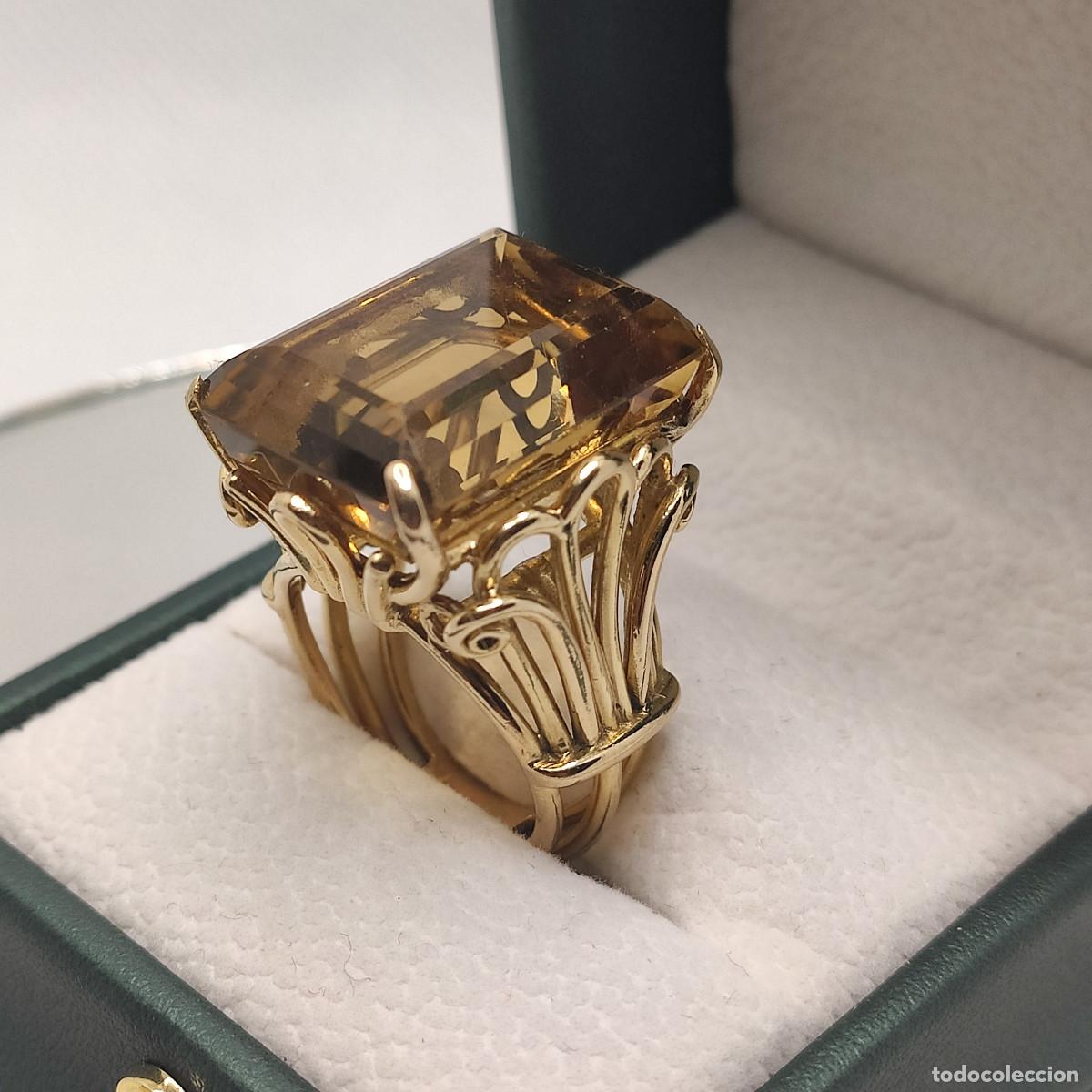 Joyeria: Topacio Sortija Oro de Ley 18K. - Foto 7