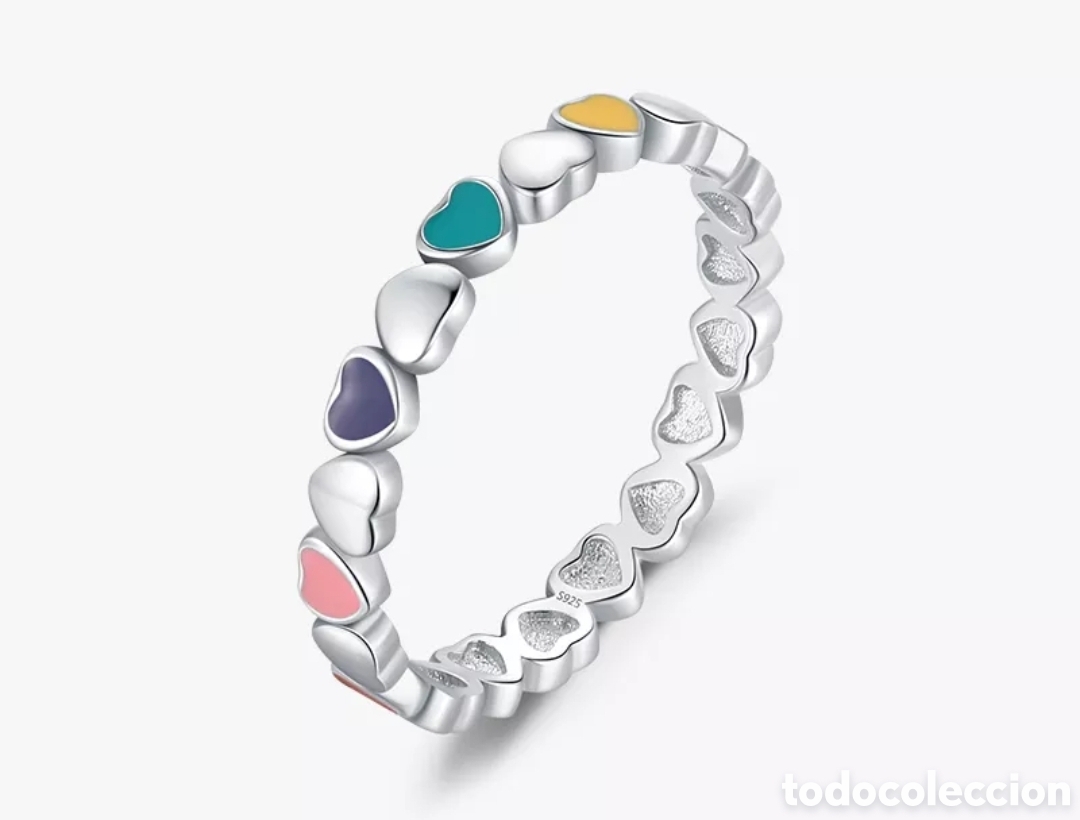 Joyeria: Anillo de Plata Corazones ENV&Iacute;O GRATIS!! - Foto 4