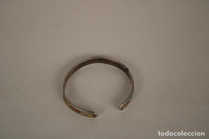 Joyeria: brazalete de plata y esmaltes - Foto 2