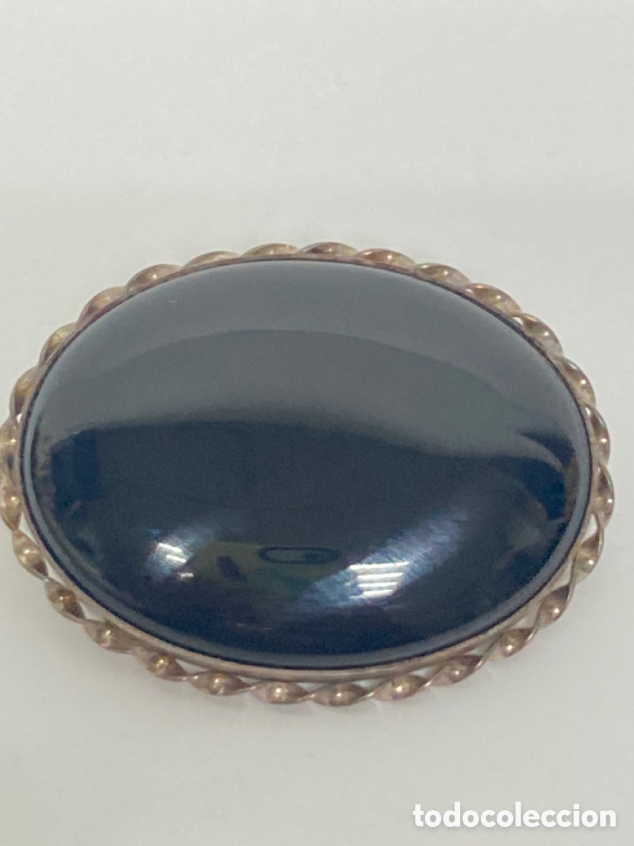 Joyeria: Broche y/o colgante de plata y &oacute;nix/B8 - Foto 2