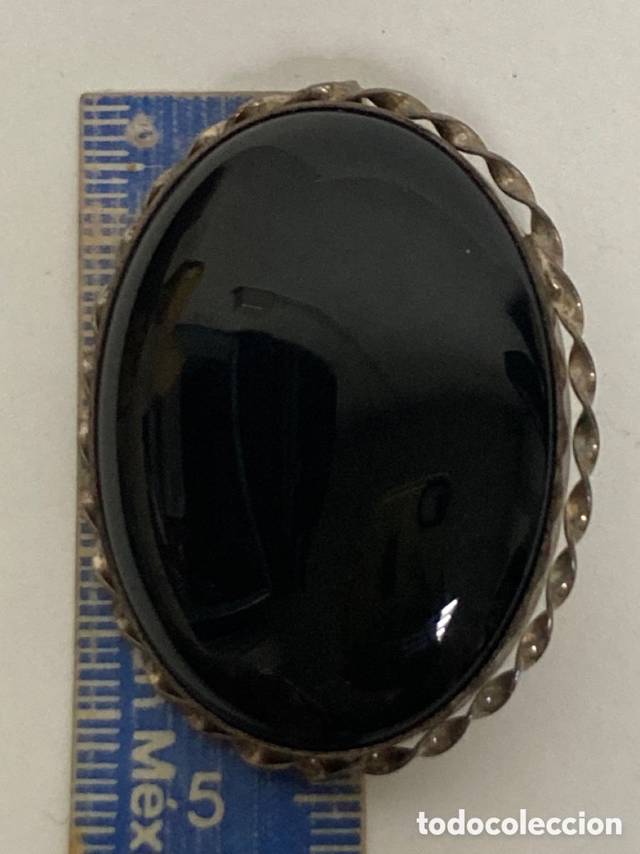 Joyeria: Broche y/o colgante de plata y &oacute;nix/B8 - Foto 3