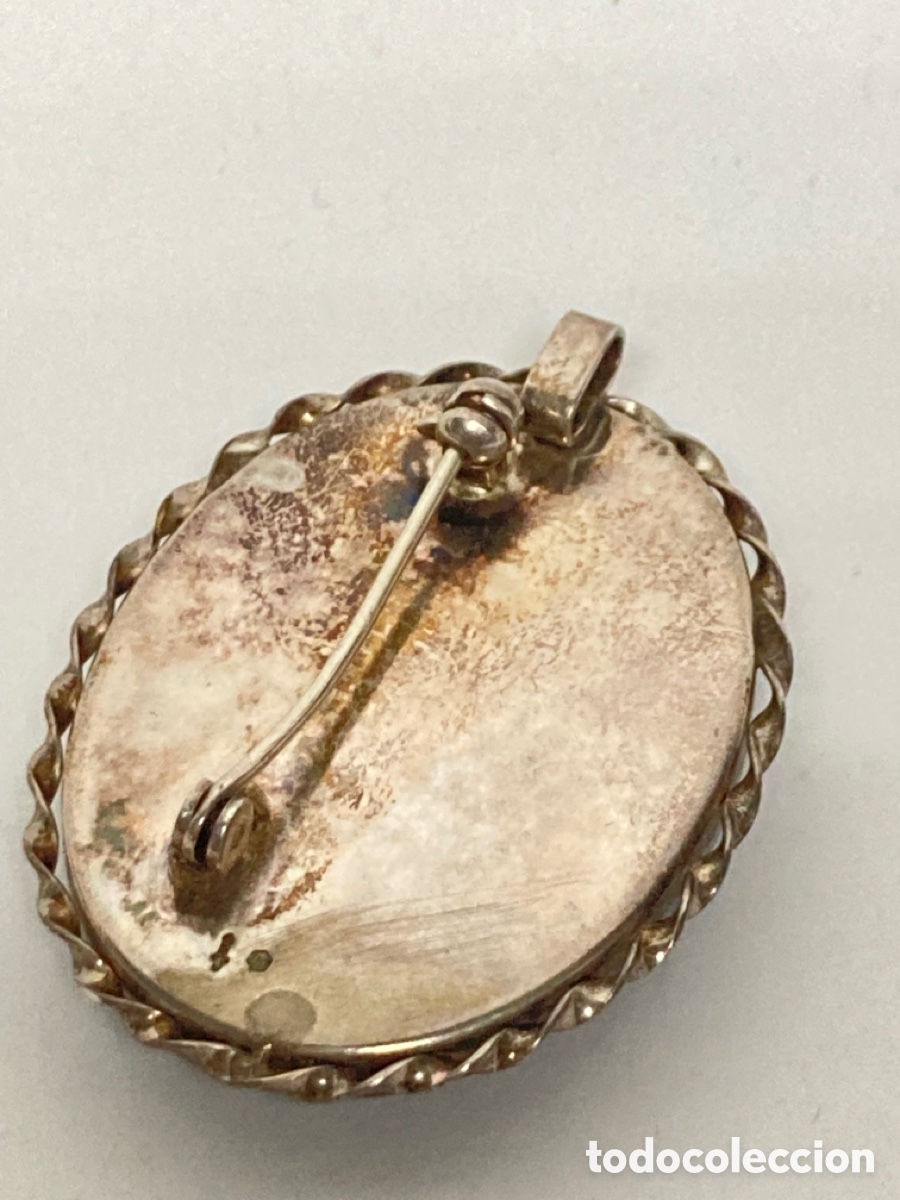 Joyeria: Broche y/o colgante de plata y &oacute;nix/B8 - Foto 4