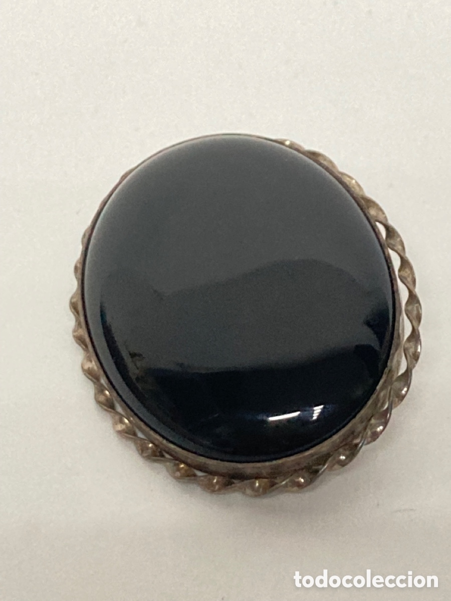 Joyeria: Broche y/o colgante de plata y &oacute;nix/B8 - Foto 1