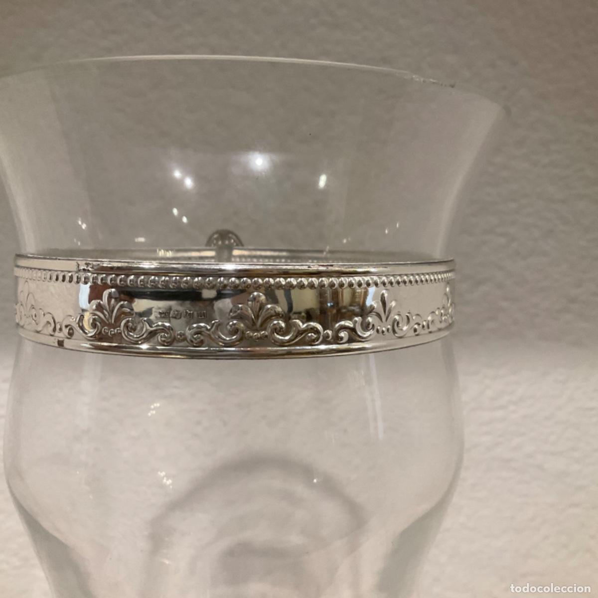 Joyeria: BOMBONERA DE CRISTAL Y PLATA de 37cm - Foto 6