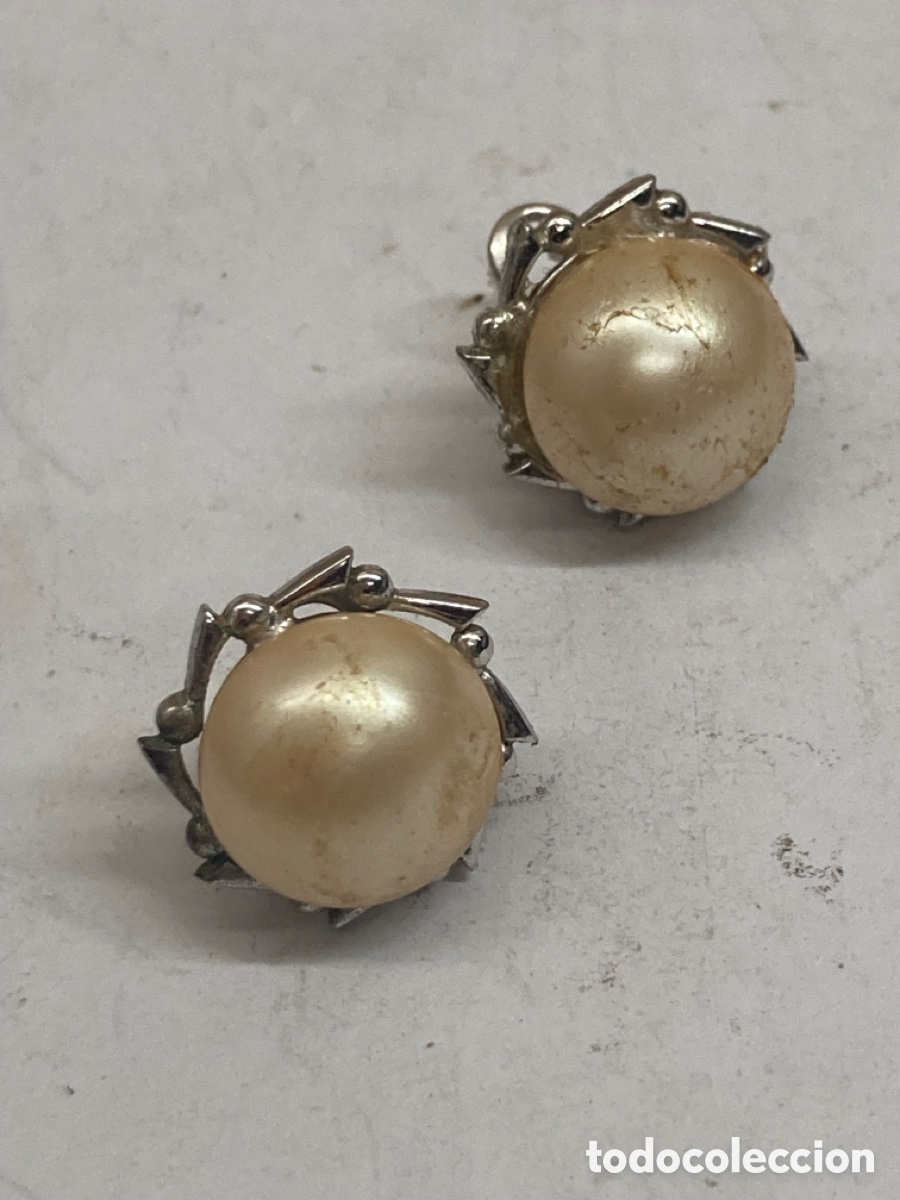 Joyeria: Pendientes de plata y perlas /P172 - Foto 1