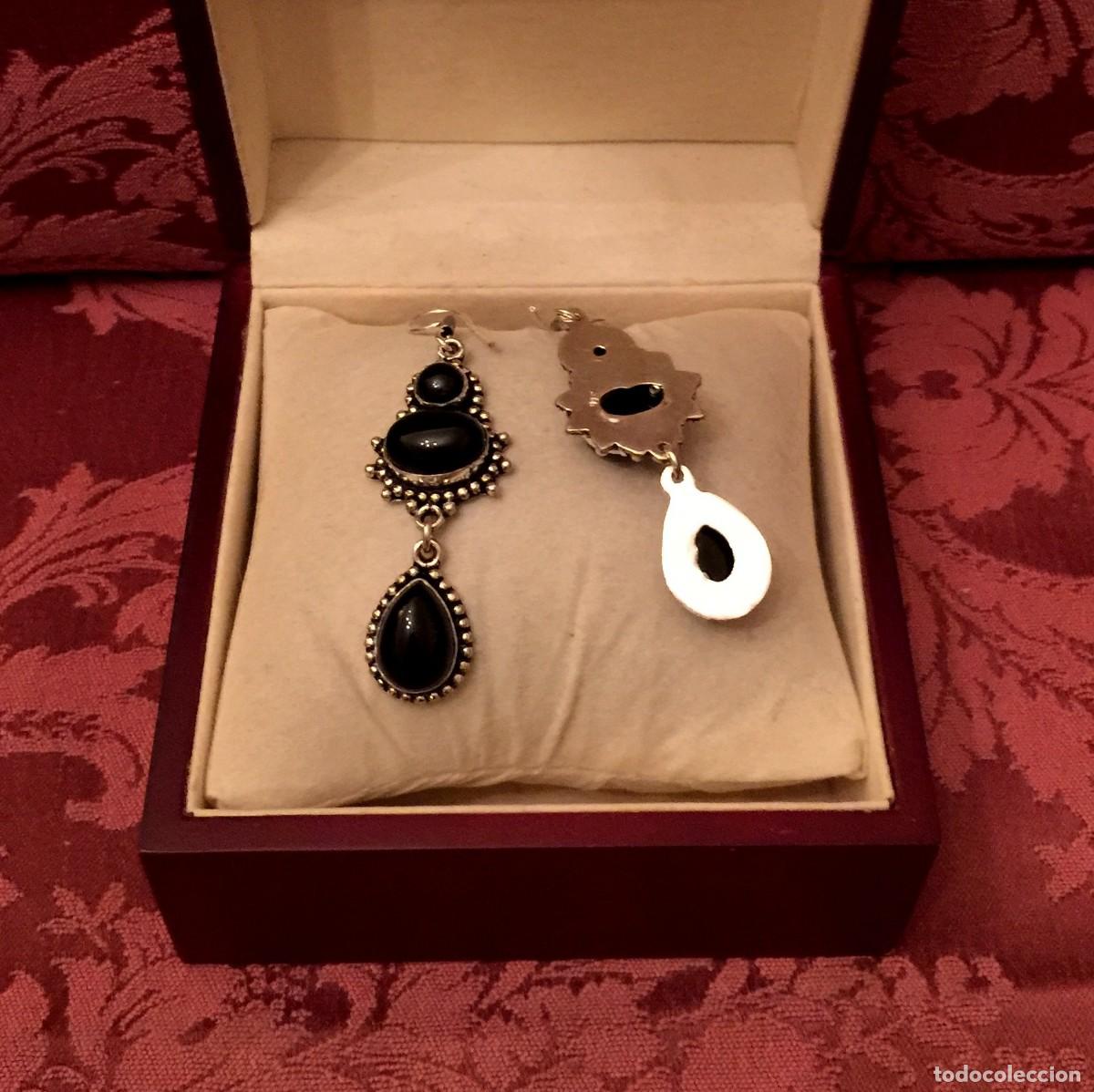 Joyeria: PENDIENTES LARGOS CON ONIX - 19 GRAMOS. - Foto 3