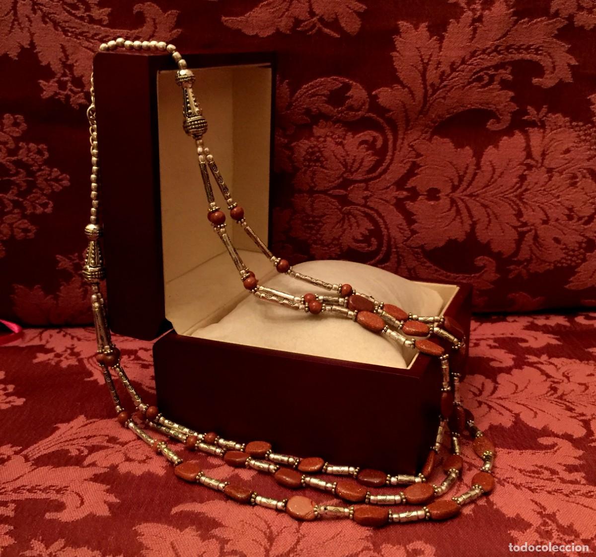 Joyeria: COLLAR BALIN&Eacute;S CON PIEDRAS DEL SOL - 44 GRAMOS. - Foto 1