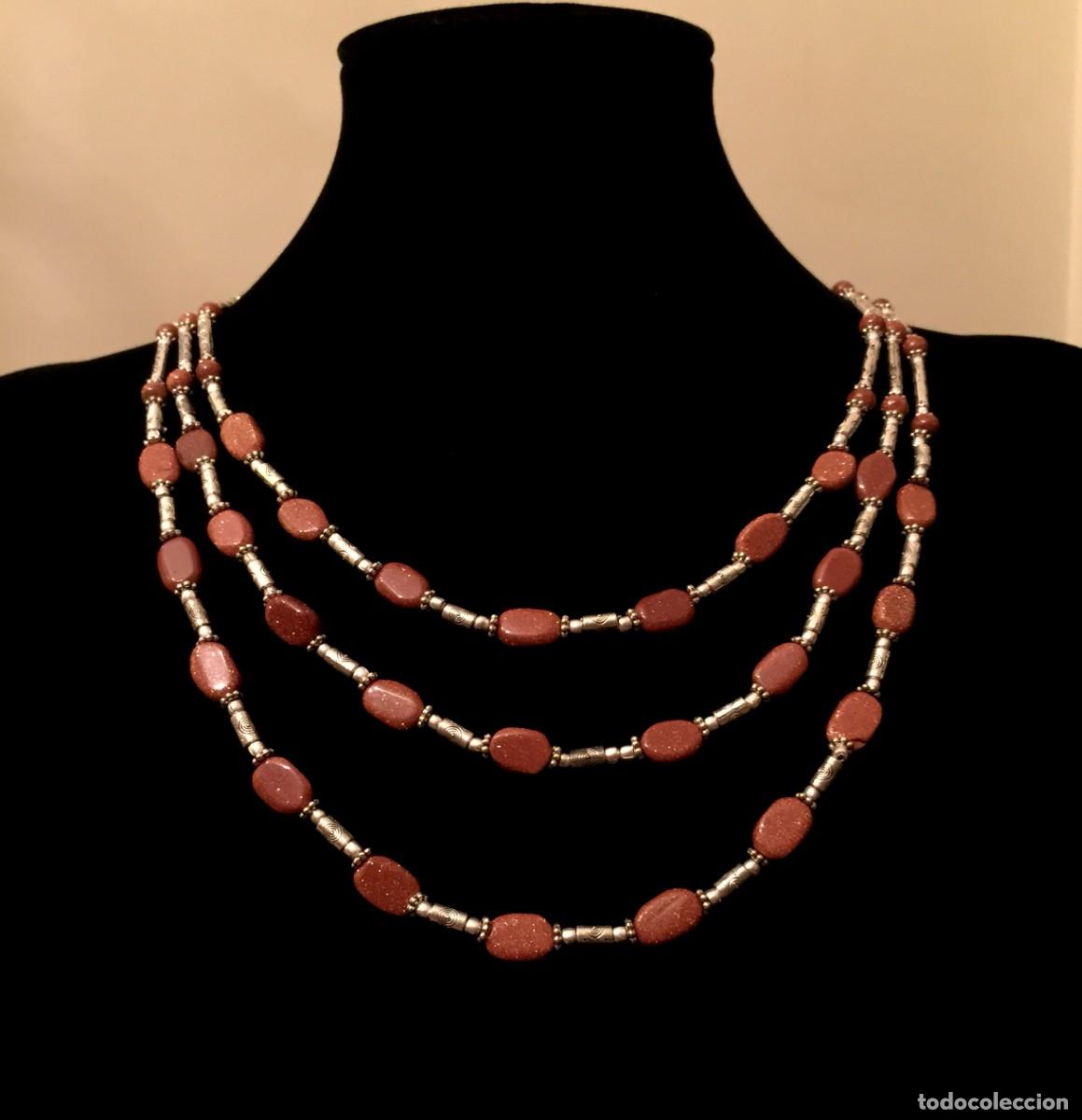 Joyeria: COLLAR BALIN&Eacute;S CON PIEDRAS DEL SOL - 44 GRAMOS. - Foto 3