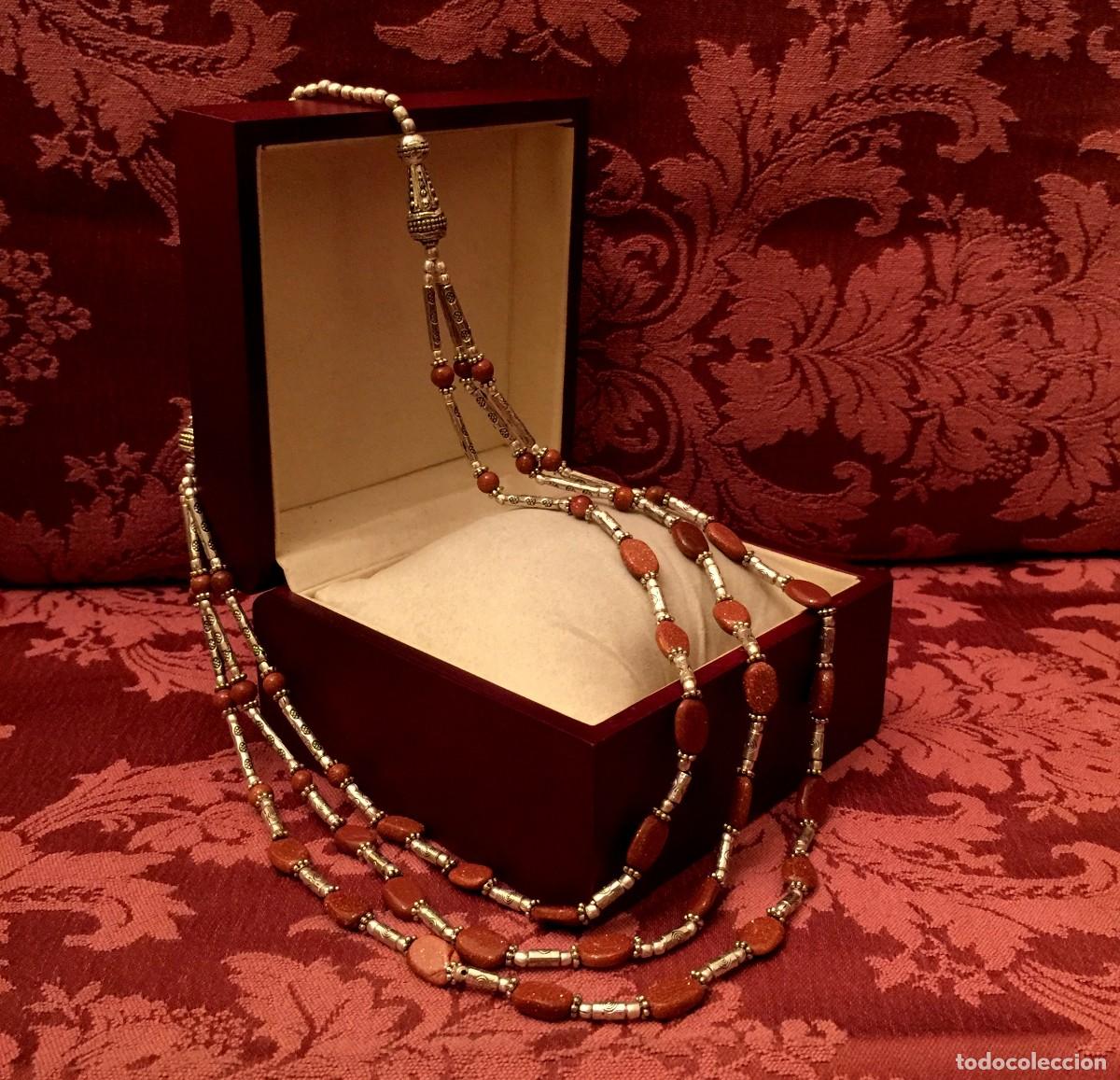 Joyeria: COLLAR BALIN&Eacute;S CON PIEDRAS DEL SOL - 44 GRAMOS. - Foto 4