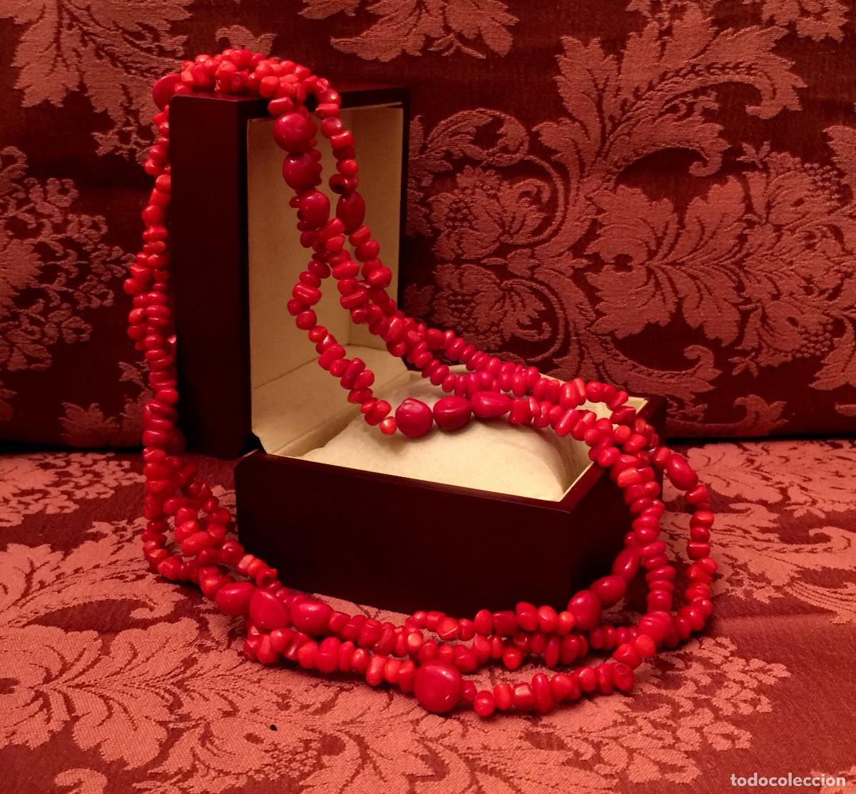 Joyeria: COLLAR LARGO DE CORAL NATURAL - 172 CM - Foto 2