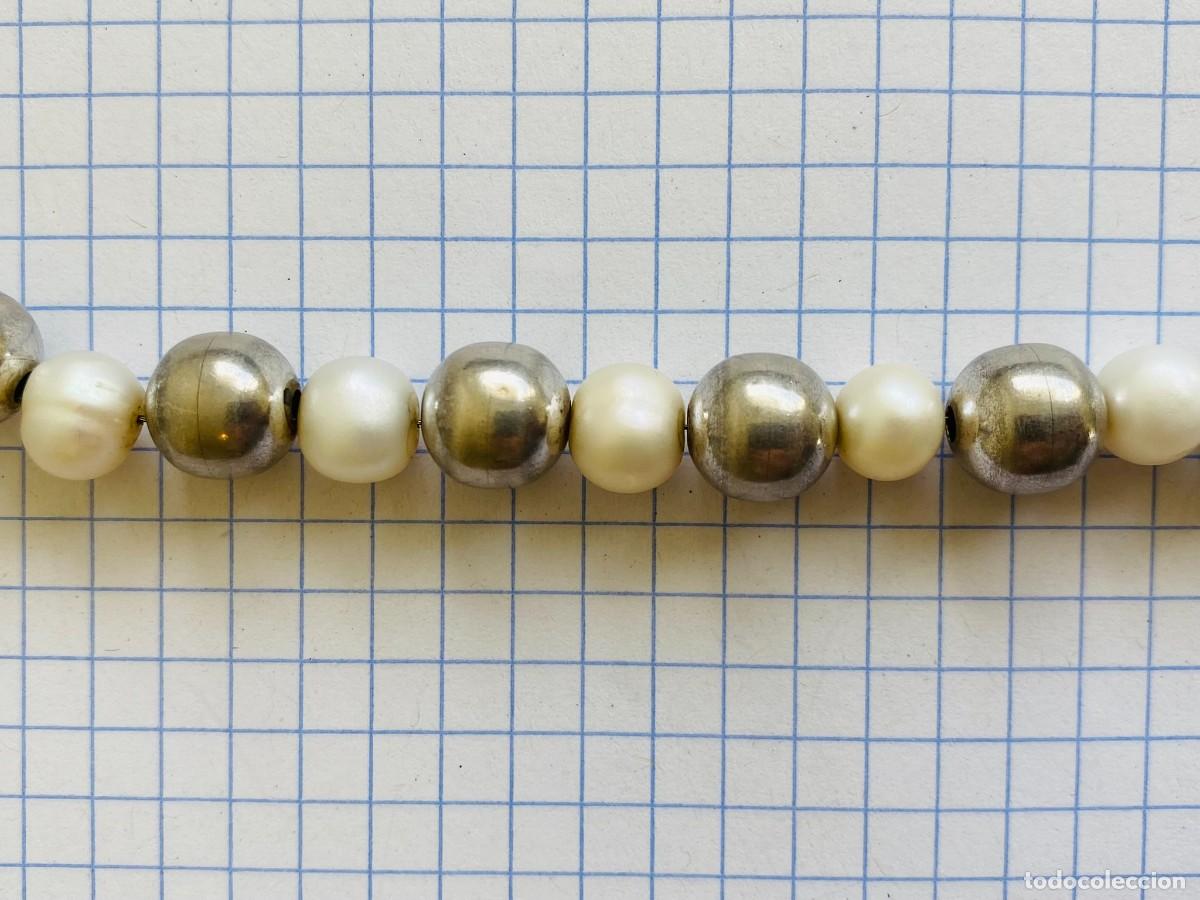 Joyeria: Pulsera de plata con perlas 925 - Foto 3