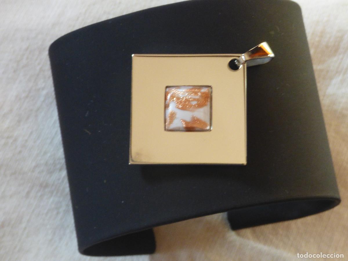 Joyeria: colgante,acero y murano. - Foto 1