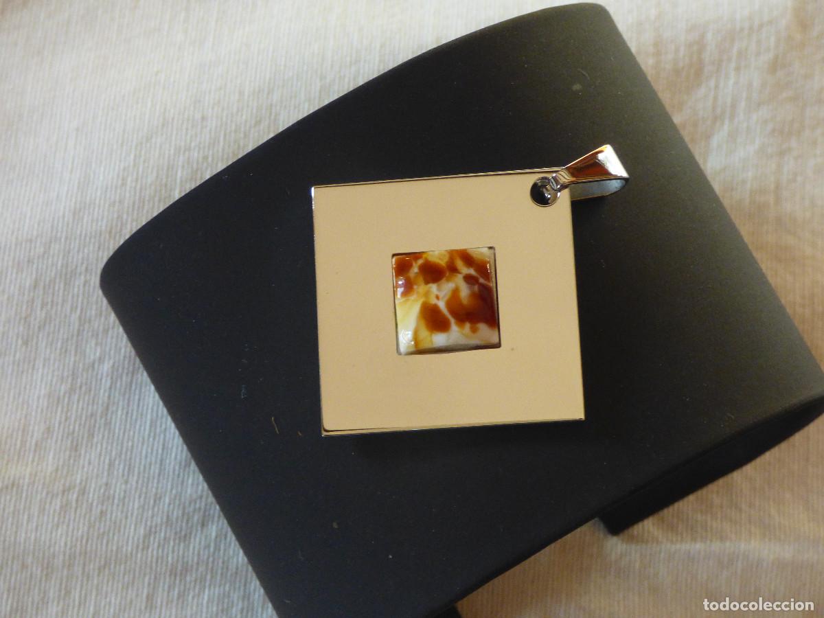 Joyeria: colgante,acero y murano. - Foto 1