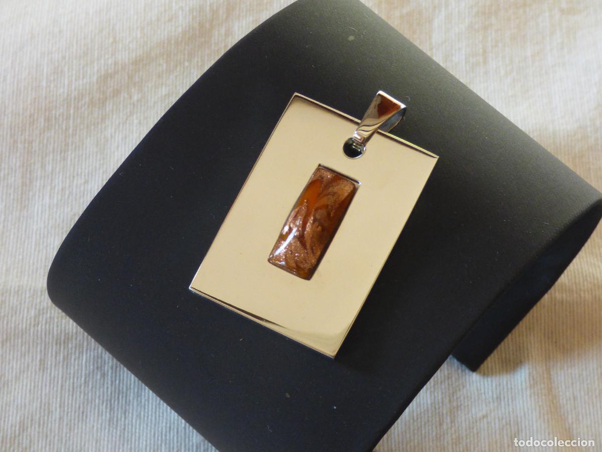Joyeria: Colgante,acero y murano. - Foto 1