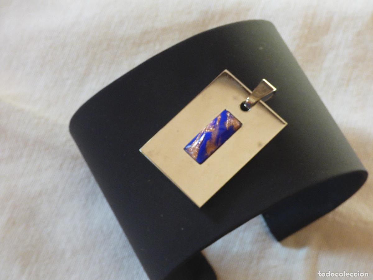 Joyeria: Colgante,acero y murano. - Foto 1