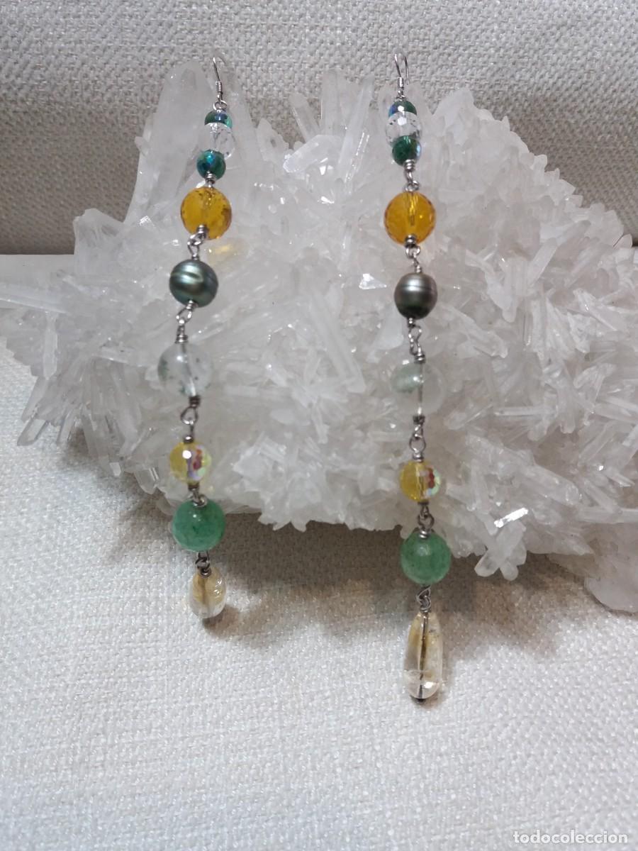 Joyeria: PENDIENTES PLATA MINERALES VARIOS - Foto 1