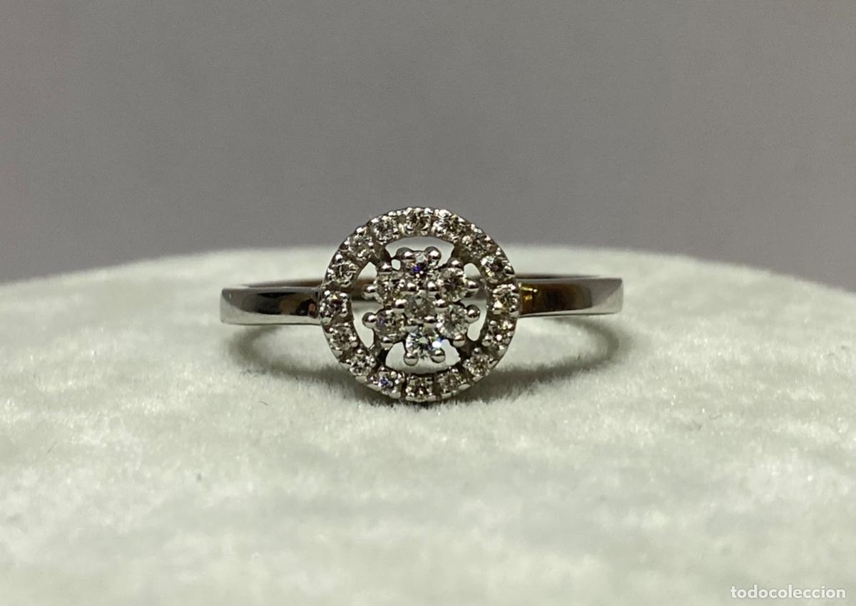 Joyeria: Anillo oro blanco con brillantes - Foto 1
