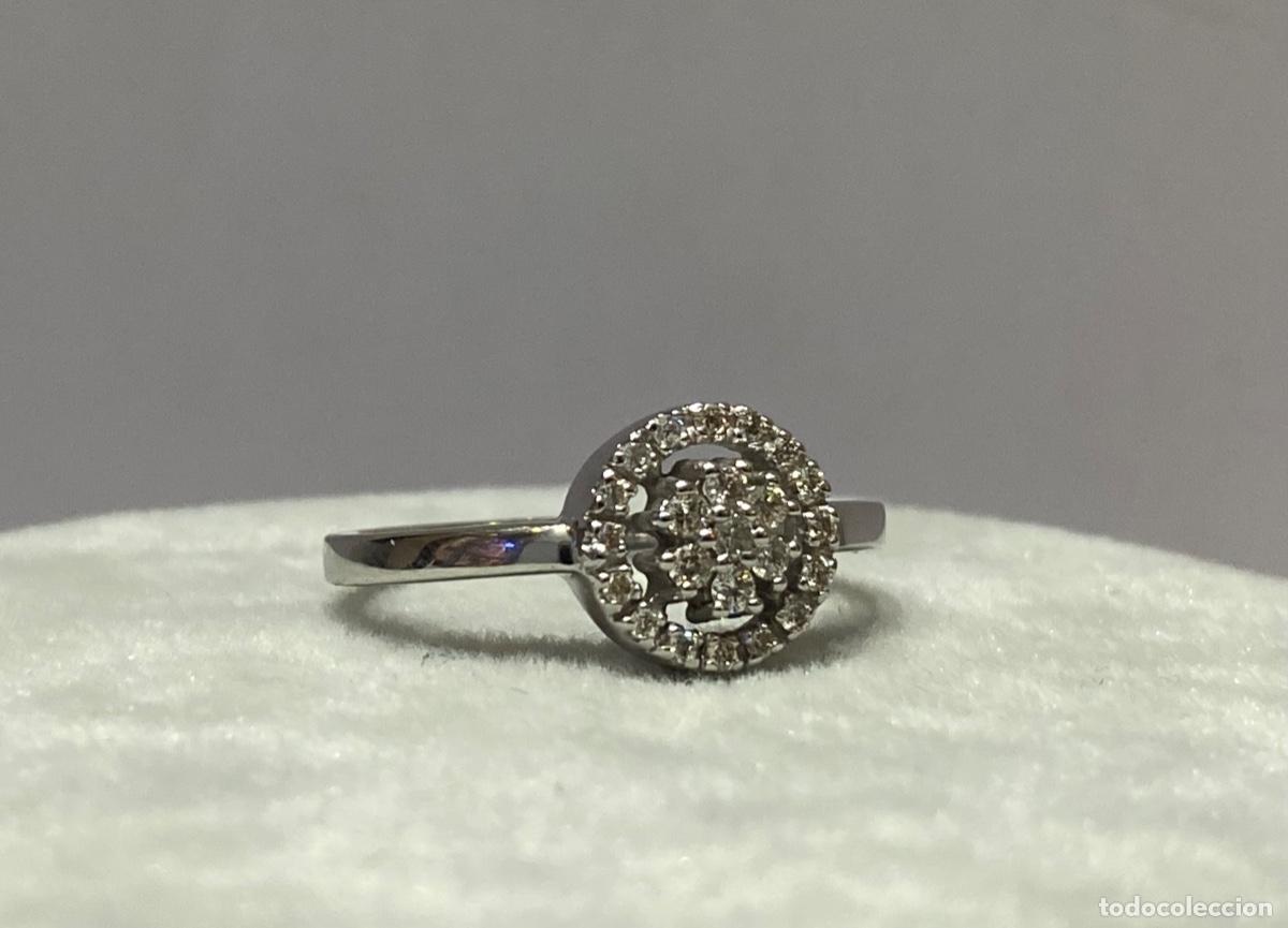 Joyeria: Anillo oro blanco con brillantes - Foto 3