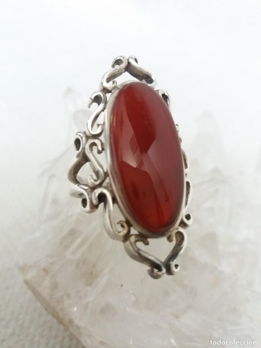 Joyeria: ANILLO PLATA LEY Y AGATA CARNEOLA - Foto 1